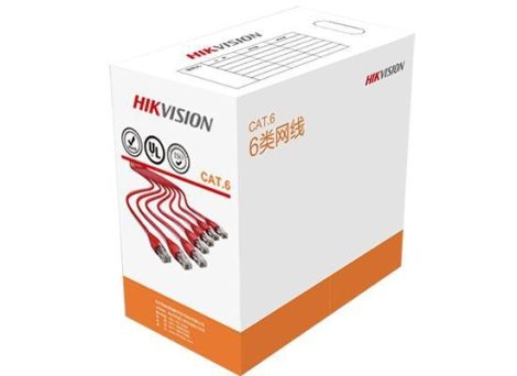 Hikvision DS-1LN6-UU UTP fali kábel, cat6; 305 fm; dobozos kiszerelés; 0,565 mm rézmag