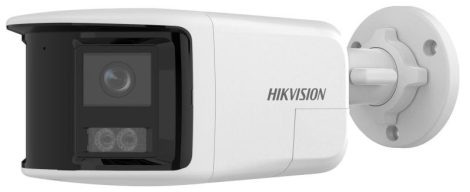 Hikvision DS-2CD1T63G2P-LIUF/SRB (2.8mm) 6 MP fix IP panoráma csőkamera; IR/láthatófény; fény- és hangriasztás; beépített mikrofon