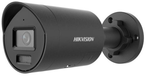 Hikvision DS-2CD2047G2H-LIU/SL-B(2.8)(eF 4 MP WDR fix ColorVu IP csőkamera; IR/láthatófény; beépített mikrofon; fény- és hangriasztás; fekete