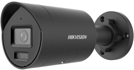 Hikvision DS-2CD2087G3-LI2UY/SRB-B (2.8) 8 MP WDR fix ColorVu IP csőkamera; IR/láthatófény; beépített mikrofon; fény- és hangriasztás;NEMA 4X