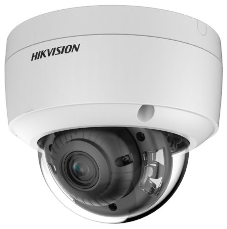 Hikvision DS-2CD2147G2-LSU (4mm)(C) 4 MP WDR fix ColorVu AcuSense IP dómkamera; láthatófény; hang I/O; riasztás I/O; mikrofon