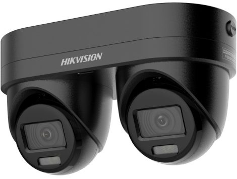 Hikvision DS-2CD2343G2D-LIZ2UY/SL-B2.8/4 4 MP AcuSense IP dual-lens turret kamera;IR/láthatófény;beépített mikrofon;fény-/hangriasztás;NEMA4X