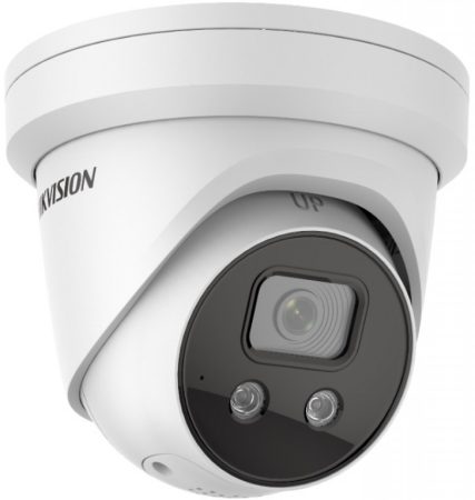 Hikvision DS-2CD2346G2-ISU/SL (2.8mm)(C) 4 MP WDR fix EXIR AcuSense IP turret kamera; beépített mikrofon; fény/hangriasztás, riasztás I/O