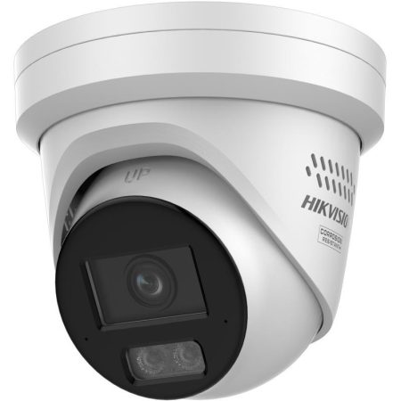 Hikvision DS-2CD2347G3-LIS2UY/SL (2.8mm) 4 MP WDR fix ColorVu IP turret kamera; IR/láthatófény; fény- és hangriasztás; hang I/O; riasztás I/O