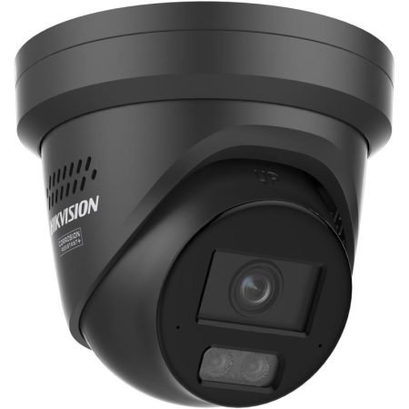 Hikvision DS-2CD2347G3-LIS2UY/SRB-B(2.8) 4 MP WDR fix ColorVu IP turret kamera; IR/láthatófény; fény- és hangriasztás; hang I/O; riasztás I/O