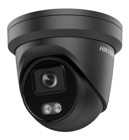 Hikvision DS-2CD2367G2-LU-B (2.8mm)(C) 6 MP WDR fix ColorVu AcuSense IP turret kamera; láthatófény; beépített mikrofon; fekete