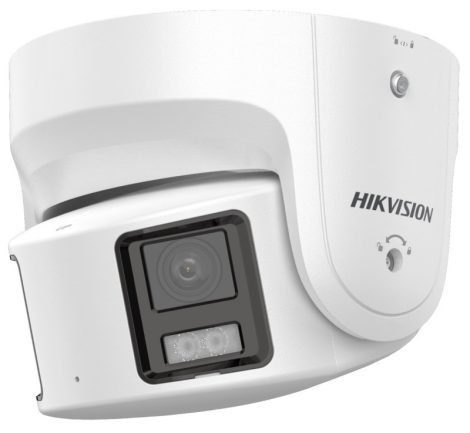 Hikvision DS-2CD2387G2P-LSU/SL(4mm)(C) 8 MP fix ColorVu AcuSense IP panoráma dómkamera; láthatófény; fény- és hangriasztás