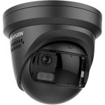   Hikvision DS-2CD2387G3P-LIS2UY/SL-B(180) 8 MP fix ColorVu AcuSense IP panoráma turret kamera; IR/láthatófény; fény- és hangriasztás; fekete
