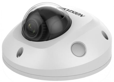 Hikvision DS-2CD2543G2-IS (2.8mm) 4 MP WDR fix EXIR IP mini dómkamera; hang I/O és mikrofon; riasztás I/O