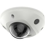   Hikvision DS-2CD2543G2-IWS (2mm) 4 MP WDR fix EXIR IP mini dómkamera; hang I/O; riasztás I/O; beépített mikrofon; WiFi