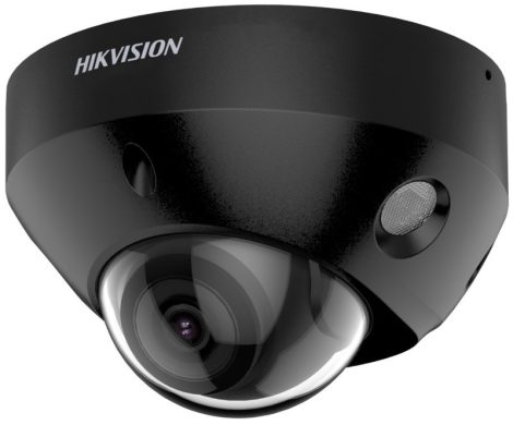 Hikvision DS-2CD2547G2-LS-B (2.8mm)(C) 4 MP WDR fix ColorVu AcuSense IP mini dómkamera; riasztás I/O; hang I/O; mikrofon; fekete