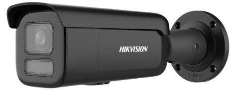 Hikvision DS-2CD2647G2HT-LIZS-B(2.8-12) 4 MP ColorVu WDR motoros IP csőkamera; IR/láthatófény; hang I/O; riasztás I/O; fekete