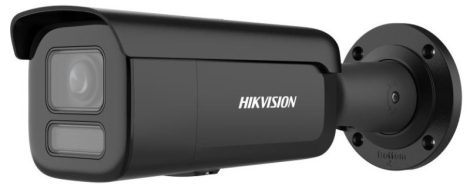 Hikvision DS-2CD2687G2HT-LIZS-B (2.8-12) 8 MP ColorVu WDR motoros IP csőkamera; IR/láthatófény; hang I/O; riasztás I/O; fekete