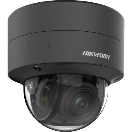 Hikvision DS-2CD2747G2T-LZS-B(2.8-12)(C) 4 MP ColorVu AcuSense WDR motoros IP dómkamera; láthatófény; hang I/O; riasztás I/O; fekete