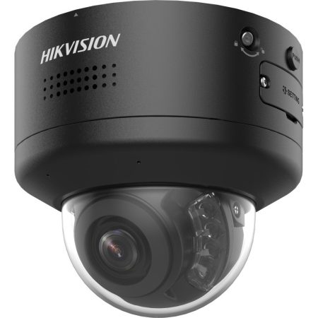 Hikvision DS-2CD2767G2H-LIPTRZS2U/SL-B 6 MP ColorVu WDR motoros IP PTRZ dómkamera; IR/láthatófény; hang I/O; riasztás I/O; fekete