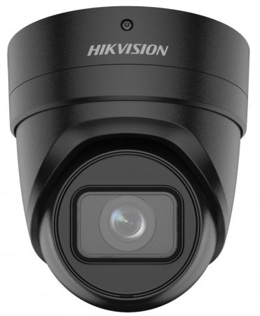 Hikvision DS-2CD2H46G2-IZS-B (2.8-12)(C) 4 MP AcuSense WDR motoros zoom EXIR IP dómkamera; riasztás I/O; hang I/O; fekete