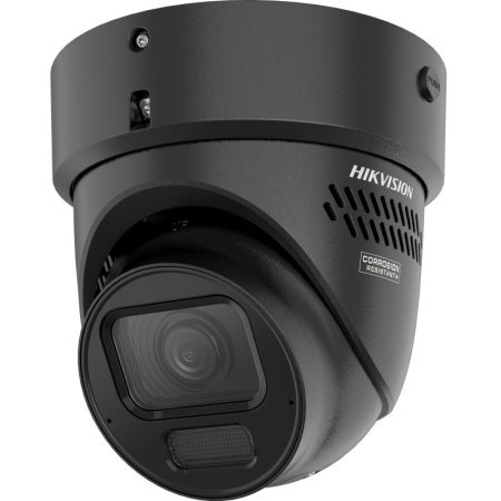 Hikvision DS-2CD2H86G2H-IZS2UY/SL-B (2.8 8 MP WDR motoros EXIR IP turret kamera; beépített mikrofon; fény- és hangriasztás; NEMA 4X; fekete