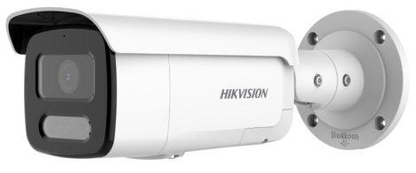 Hikvision DS-2CD2T47G2-LSU/SL (4mm)(C) 4 MP WDR fix ColorVu AcuSense IP csőkamera; láthatófény; fény- és hangriasztás