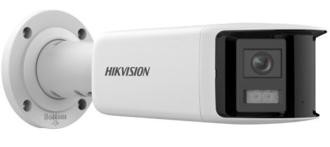 Hikvision DS-2CD2T66G2P-ISU/SL(2.8mm)(C) 6 MP AcuSense fix IP panoráma csőkamera; mikrofon; fény-/hangriasztás; hang I/O; riasztás I/O