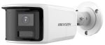   Hikvision DS-2CD2T83G2P-LISU/SL(180) 8 MP WDR panoráma IP csőkamera; IR/láthatófény; fény- és hangriasztás; beépített mikrofon