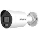   Hikvision DS-2CD3047G3-LIUY/SL (2.8mm) 4 MP WDR fix csőkamera; IR/láthatófény; beépített mikrofon; fény- és hangriasztás; NEMA 4X