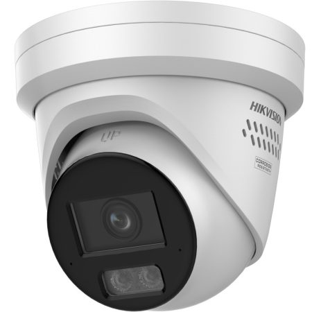 Hikvision DS-2CD3346G3-LISUY/SL (2.8mm) 4 MP AcuSense WDR fix EXIR IP turret kamera; hang I/O; riasztás I/O; fény- és hangriasztás; NEMA 4X