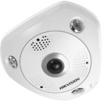   Hikvision DS-2CD6365G0-IS (1.27mm) 6 MP 360° IR Smart IP panorámakamera; hang és riasztás be- és kimenet; beépített mikrofon/hangszóró