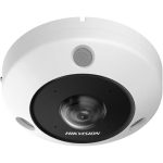   Hikvision DS-2CD63C5G1-IVS (1.29mm) 12 MP 360° vandálb. IR Smart IP fisheye kamera; hang I/O; riaszás I/O; mikrofon/hangsz.; ImmerVision