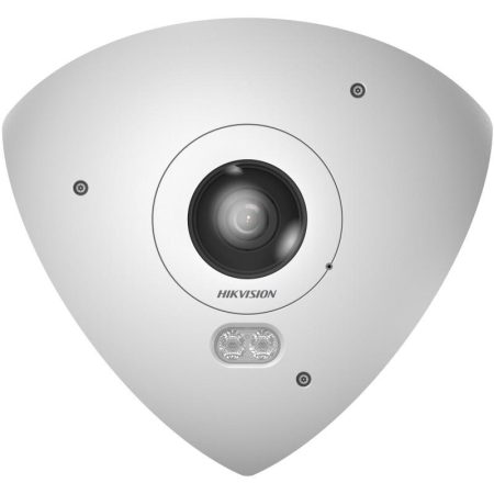 Hikvision DS-2CD6W65G1-IVS (1.16mm) 6 MP vandálbiztos WDR IR IP fisheye kamera; hang I/O; riasztás I/O; mikrofon