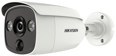 Hikvision DS-2CE12D8T-PIRLO (2.8mm) 2 MP THD WDR fix EXIR csőkamera; OSD menüvel; PIR mozgásérzékelővel; riasztás kimenet