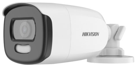 Hikvision DS-2CE12HFT-E (2.8mm) 5 MP ColorVu THD WDR fix csőkamera; fényriasztás; PoC