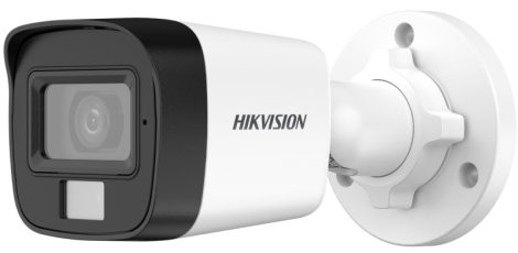 Hikvision DS-2CE16G0T-LFS (2.8mm) 3 MP fix mini THD csőkamera; IR/láthatófény; beépített mikrofon