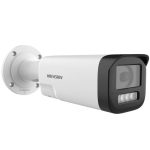   Hikvision DS-2CE19U0T-LXTS (2.8mm) 8 MP fix THD csőkamera; IR/láthatófény; kétirányú audio; hang és fényriasztás