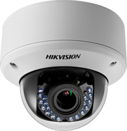 Hikvision DS-2CE56D0T-VPIR3E (2.8-12mm) 2 MP THD varifokális IR dómkamera; PoC