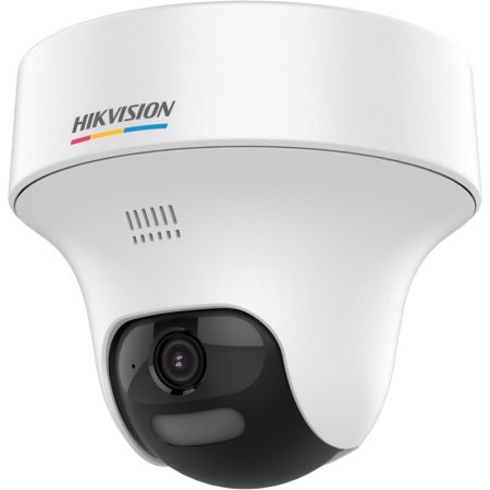 Hikvision DS-2CE70DF3T-PTLXTS (2.8mm) 2 MP ColorVu fix THD PT turret kamera; IR/láthatófény; kétirányú audio; hang és fényriasztás