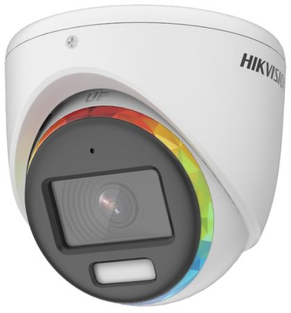 Hikvision DS-2CE70DF8T-MFSLN (2.8mm) 2 MP ColorVu THD WDR fix dómkamera; láthatófény; beépített mikrofon