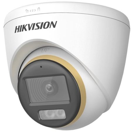 Hikvision DS-2CE72DF3T-LFS (3.6mm) 2 MP ColorVu THD WDR fix turret kamera; IR/láthatófény; beépített mikrofon