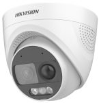   Hikvision DS-2CE72DF3T-PIRXOS (3.6mm) 2 MP ColorVu THD WDR fix turret kamera; villogó fény és hang riasztás; mikrofon, PIR