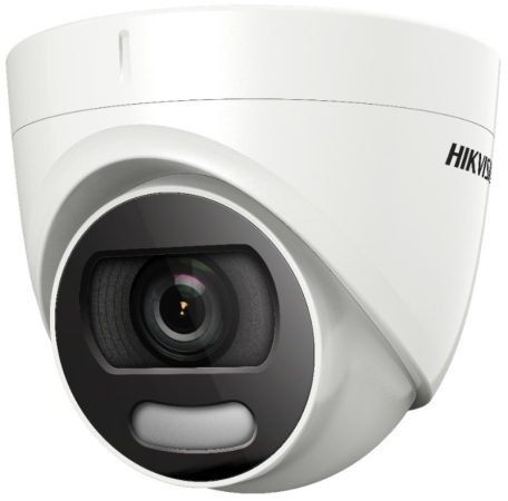 Hikvision DS-2CE72HFT-E (2.8mm) 5 MP ColorVu THD WDR fix turret kamera; fényriasztás; PoC