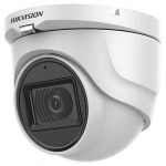   Hikvision DS-2CE76H0T-ITMFS (2.8mm) 5 MP THD fix EXIR turret kamera; OSD menüvel; TVI/AHD/CVI/CVBS kimenet; mikrofon; koax audio