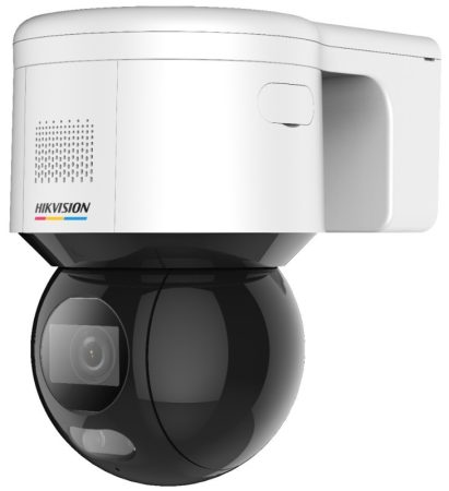 Hikvision DS-2DE3A400BW-DE/W (F1)(T5) 4 MP ColorVu AcuSense mini IP PT dómkamera; láthatófény; villogó fény-/hangriasztás; wifi