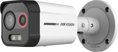 Hikvision DS-2TD2608-1/QA HeatPro IP hő- (96x72) 50°x37° és láthatófény (4 MP) kamera; villogó fény/hangriasztás