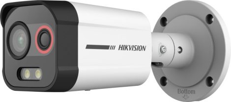 Hikvision DS-2TD2608-2/QA HeatPro IP hő- (96x72) 25°x18,75° és láthatófény (4 MP) kamera; villogófény-/hangriasztás