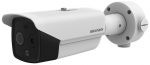   Hikvision DS-2TD2617-10/QA HeatPro IP hő- (160x120) 16°x12° és láthatófény (4 MP) kamera;-20°C-150°C; villogó fény/hangriasztás