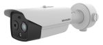   Hikvision DS-2TD2628T-3/QA HeatPro IP hő- (256x192) 50°x37° és láthatófény (4 MP) kamera;-20°C-550°C; villogófény-/hangriasztás