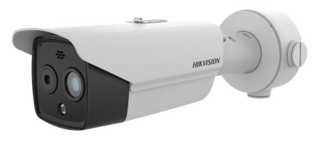 Hikvision DS-2TD2628T-3/QA HeatPro IP hő- (256x192) 50°x37° és láthatófény (4 MP) kamera;-20°C-550°C; villogó fény/hangriasztás