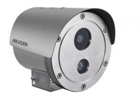Hikvision DS-2XE6222F-IS (4mm)(D)/316L 2 MP WDR robbanásbiztos EXIR fix IP csőkamera; hang I/O; riasztás I/O; 230 VAC/PoE