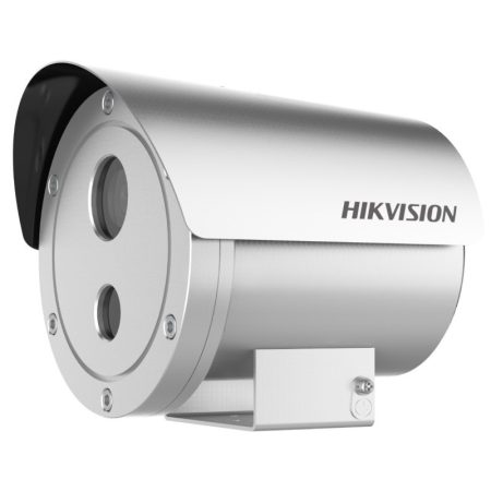 Hikvision DS-2XE6222F-IS (8mm)(D)/316L 2 MP WDR robbanásbiztos EXIR fix IP csőkamera; hang I/O; riasztás I/O; 230 VAC/PoE