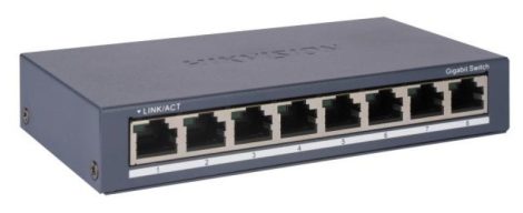 Hikvision DS-3E0508-O 8 portos switch; 10/100/1000M; nem menedzselhető