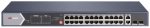   Hikvision DS-3E0528HP-E 28 portos Gbit PoE switch (370 W); 20 PoE+ / 4 HiPoE / 2 RJ45 + 2 SFP uplink port
